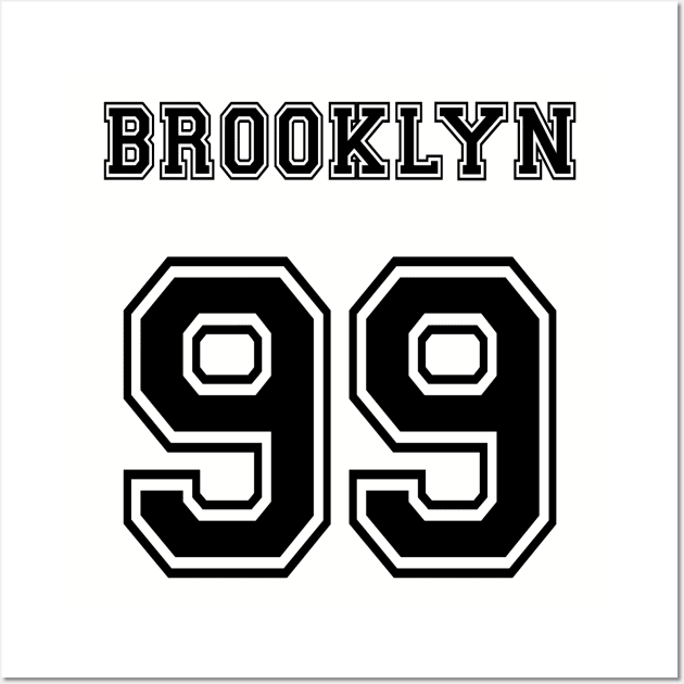 Brooklyn 99 Jersey Wall Art by opiester